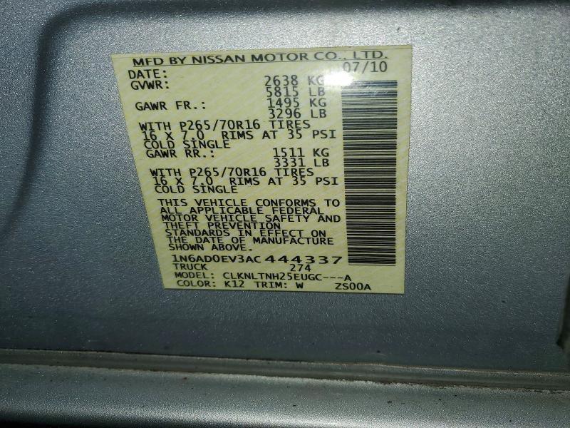 2010 Nissan Frontier SE V6