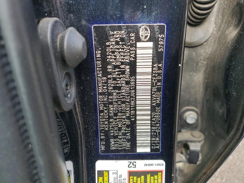 2018 Toyota Camry se