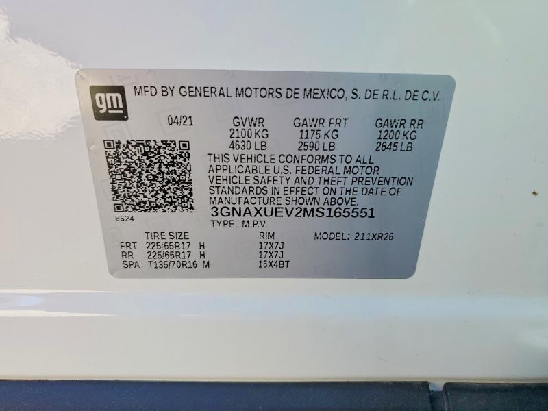 2021 Chevrolet Equinox lt