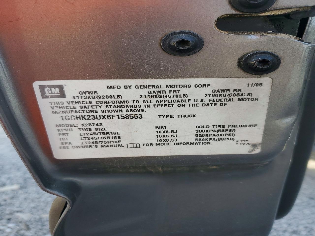 2006 Chevrolet Silverado K2500 Heavy Duty