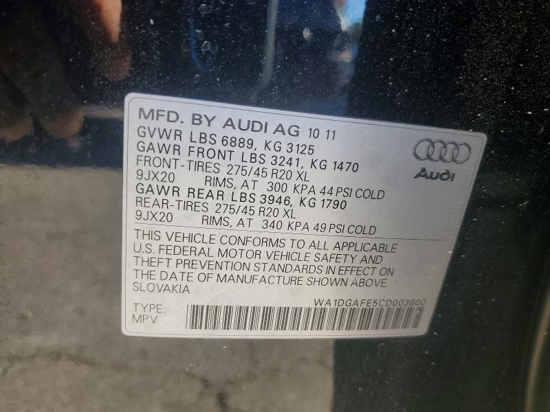 2012 Audi Q7 Prestige