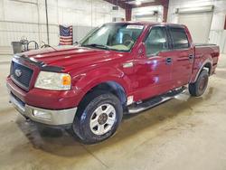 Salvage trucks for sale at Avon, MN auction: 2004 Ford F150 Supercrew