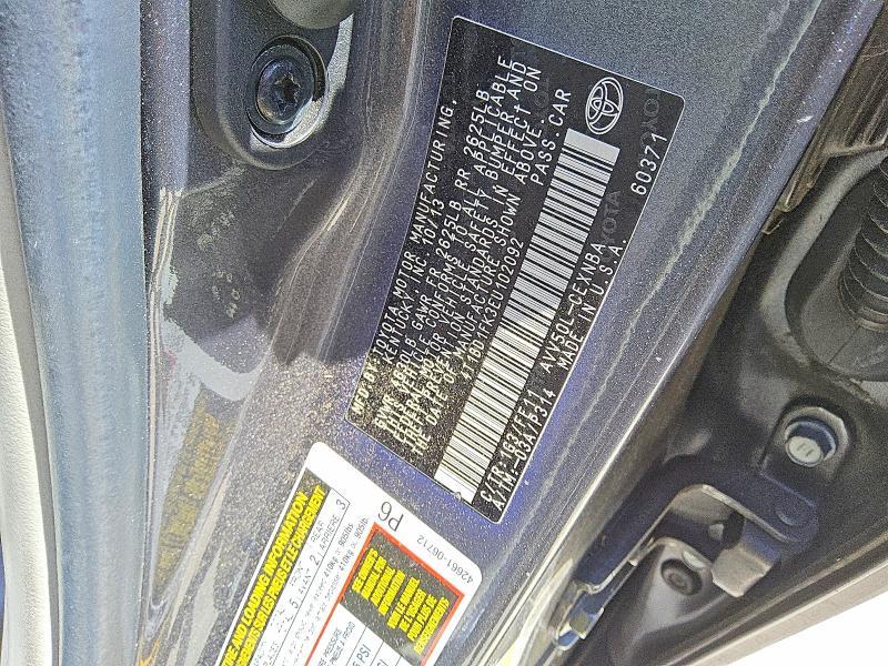 2014 Toyota Camry Hybrid le
