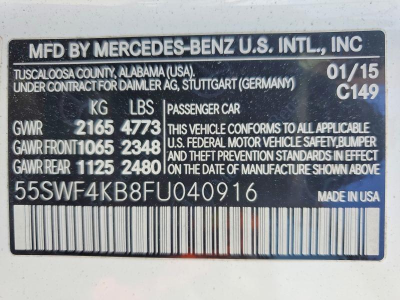 2015 Mercedes-Benz C 300 4matic