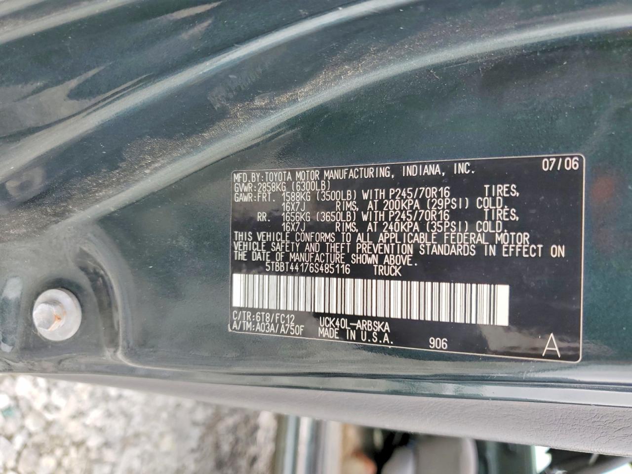 2006 Toyota Tundra SR5