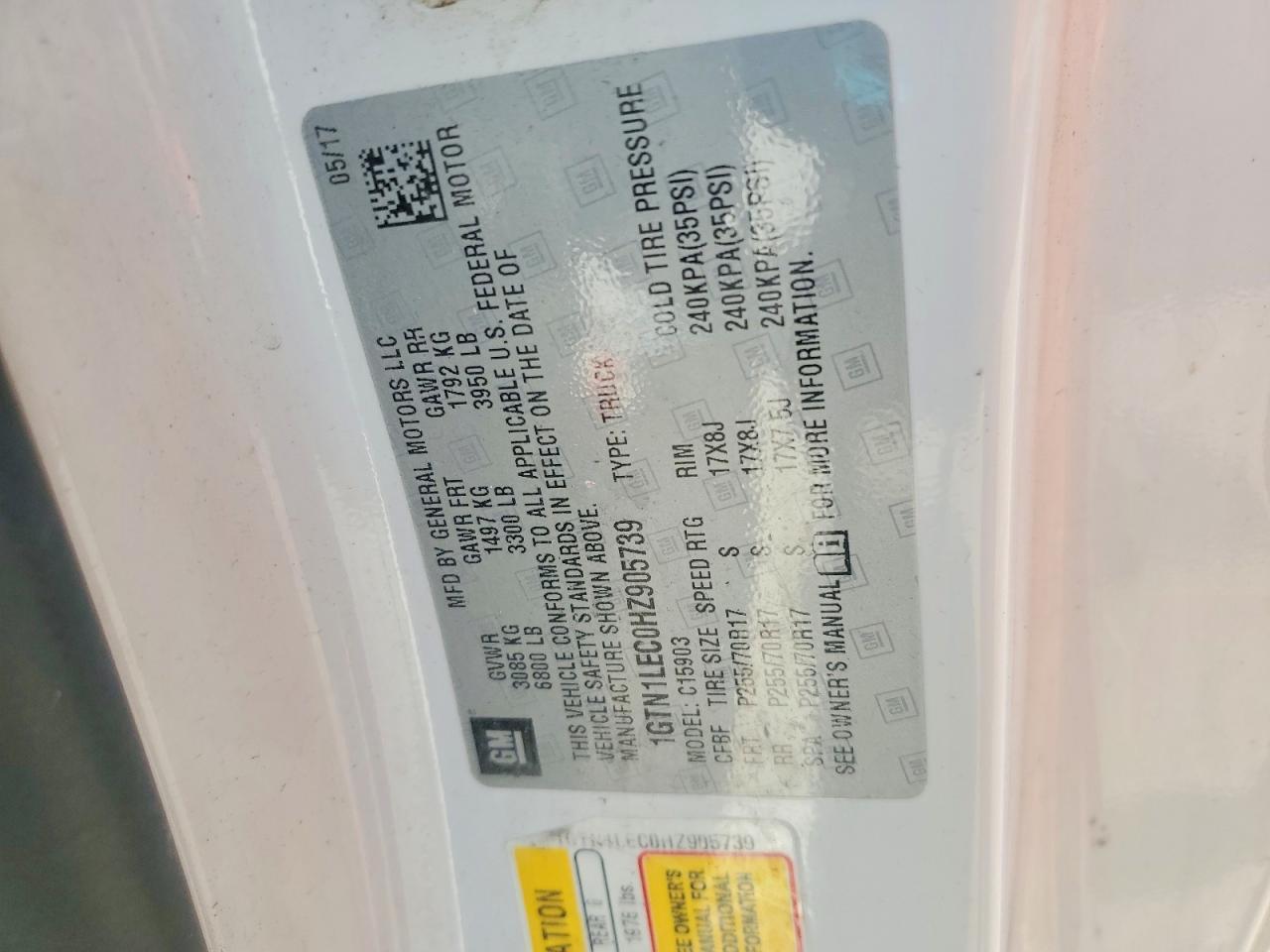 2017 GMC Sierra C1500