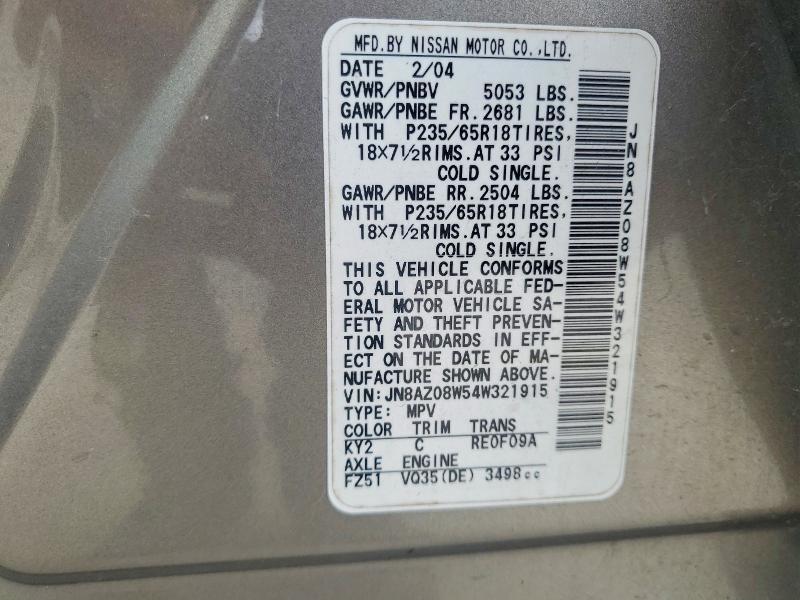 2004 Niss Murano