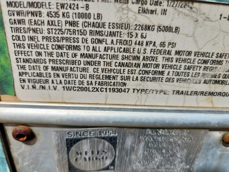 2012 Wellscargo 2012 Wells Cargo EW22424-B Enclosed Cargo Trailer