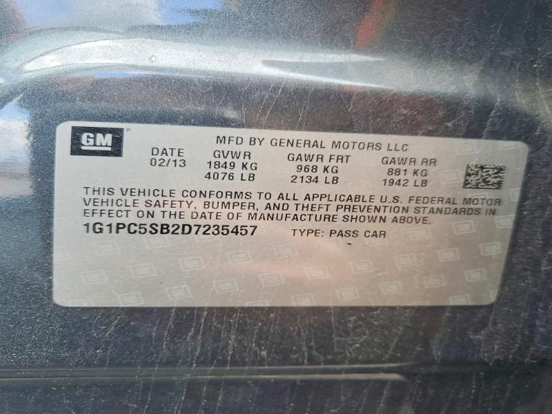 2013 Chevrolet Cruze lt