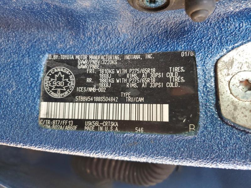 2008 Toyota Tundra Grade