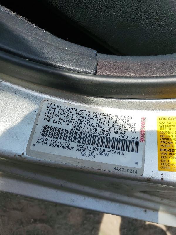 2001 Lexus Is 300 Base