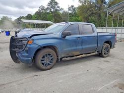 Salvage trucks for sale at Savannah, GA auction: 2024 Chevrolet Silverado K1500 Custom