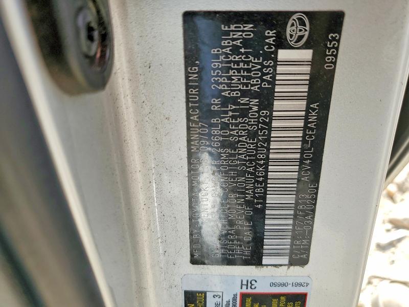 2008 Toyota Camry le