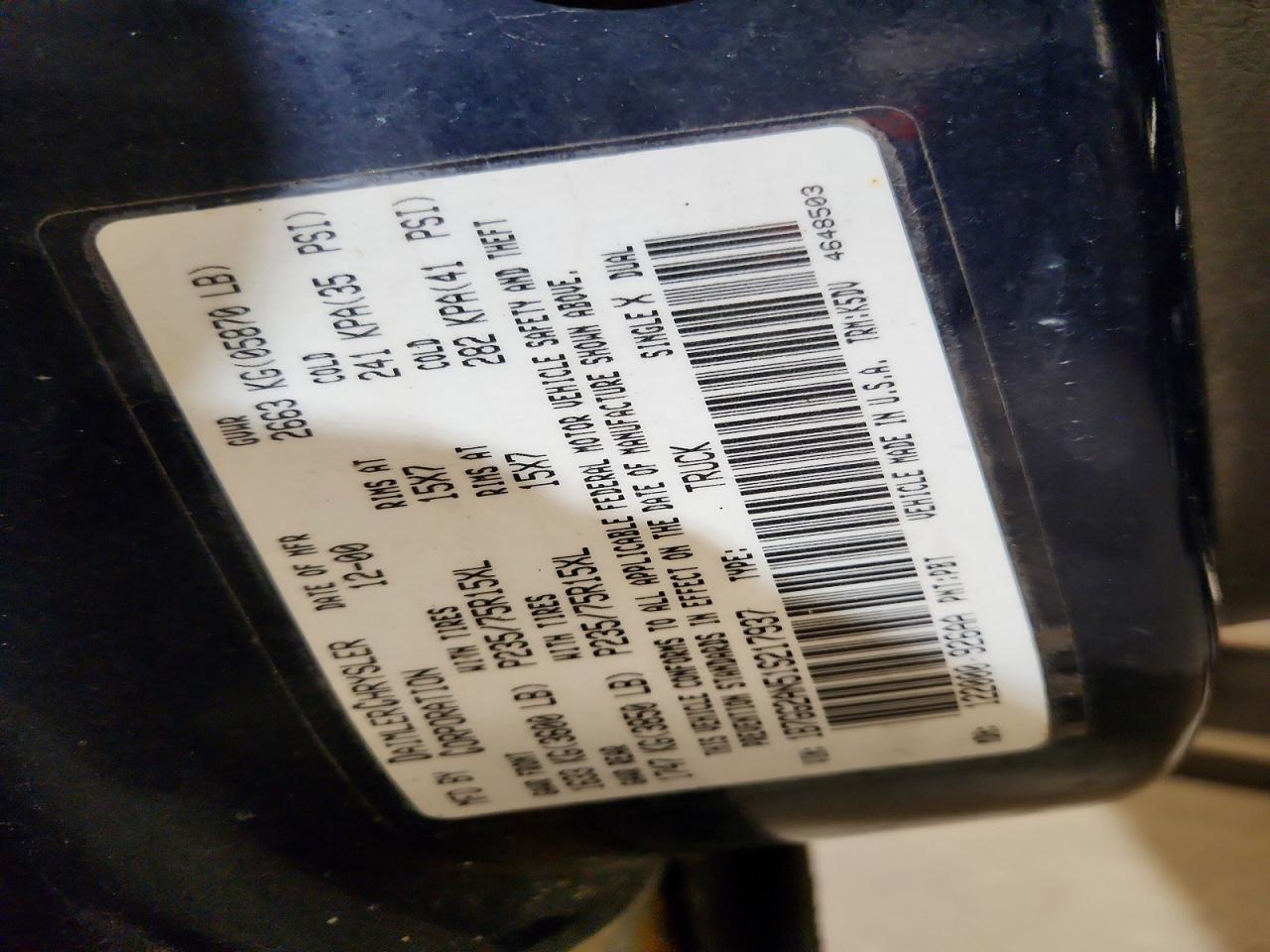 2001 Dodge Dakota Quattro