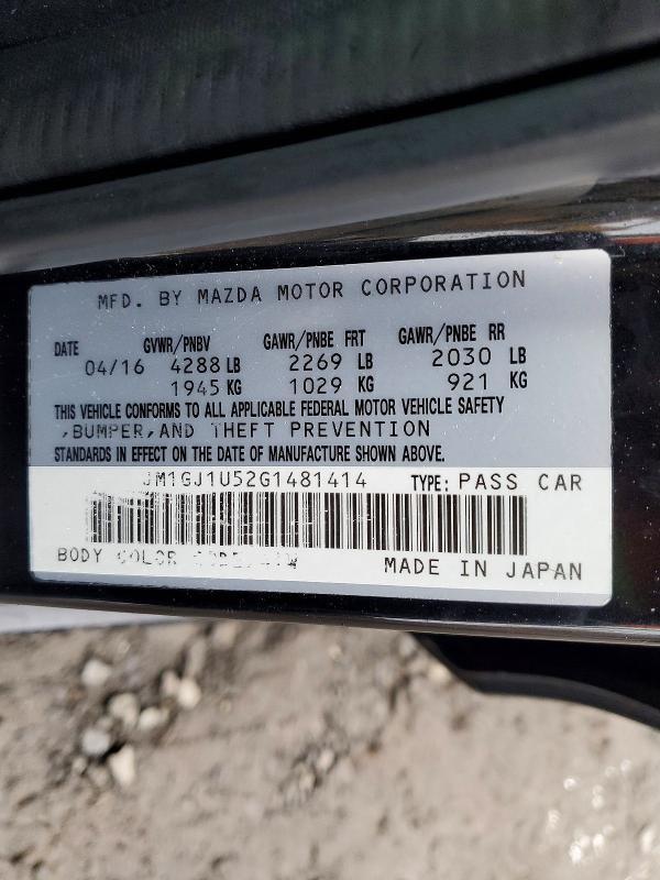 2016 Mazda 6 Sport