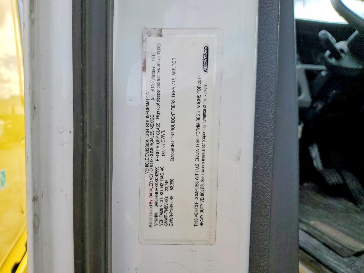 2019 Freigliner 2019 Freightliner Cascadia 1-Semi Truck