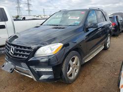 Mercedes-Benz M-class salvage cars for sale: 2015 Mercedes-Benz Ml 400 4matic