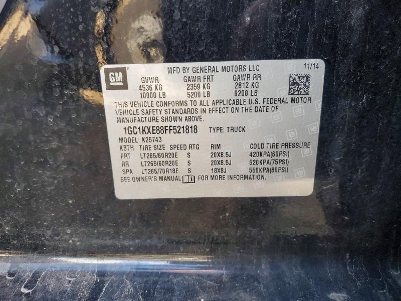 2015 Chevrolet Silverado K2500 High Country