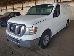 Salvage trucks for sale at Phoenix, AZ auction: 2020 Niss AN NV 2500 Utility / Service Van