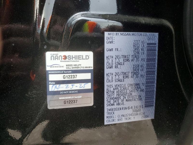 2025 Nissan Frontier PRO-4X