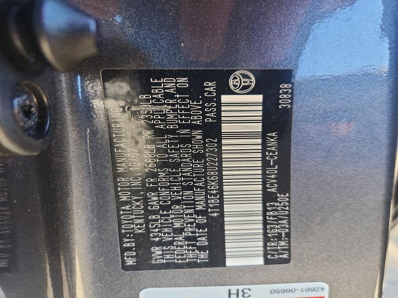 2008 Toyota Camry le