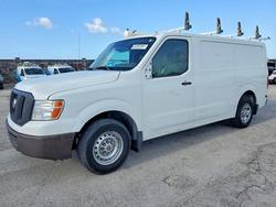 Salvage trucks for sale at Homestead, FL auction: 2015 Niss AN NV 1500 Delivery Van