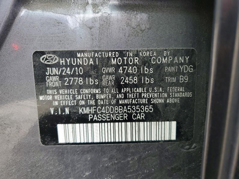 2011 Hyundai Azera gls