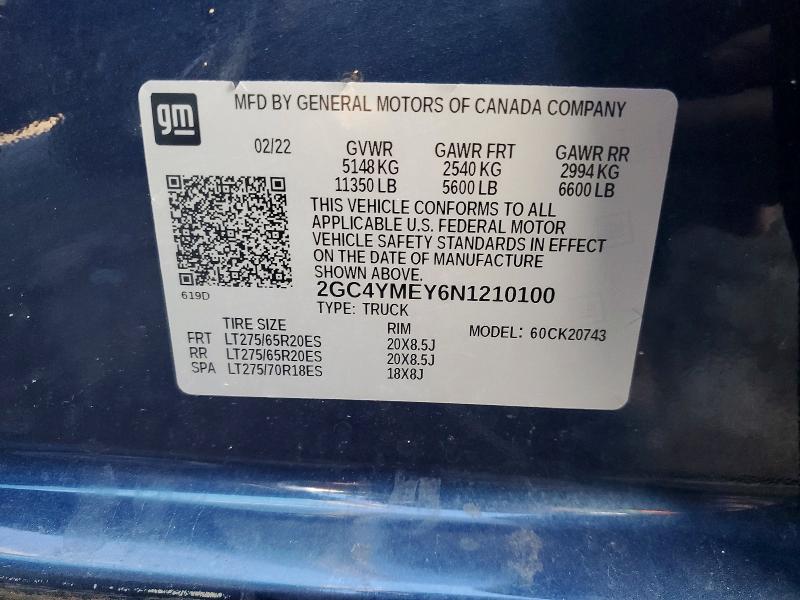 2022 Chevrolet Silverado K2500 Custom