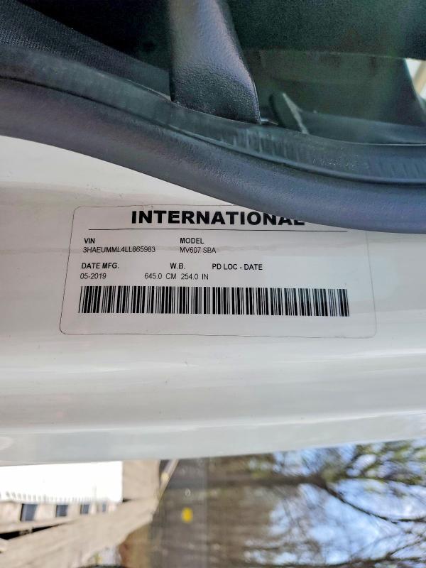 2020 International Mv607