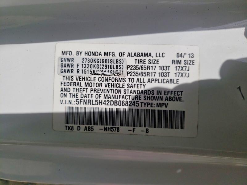2013 Honda Odyssey ex