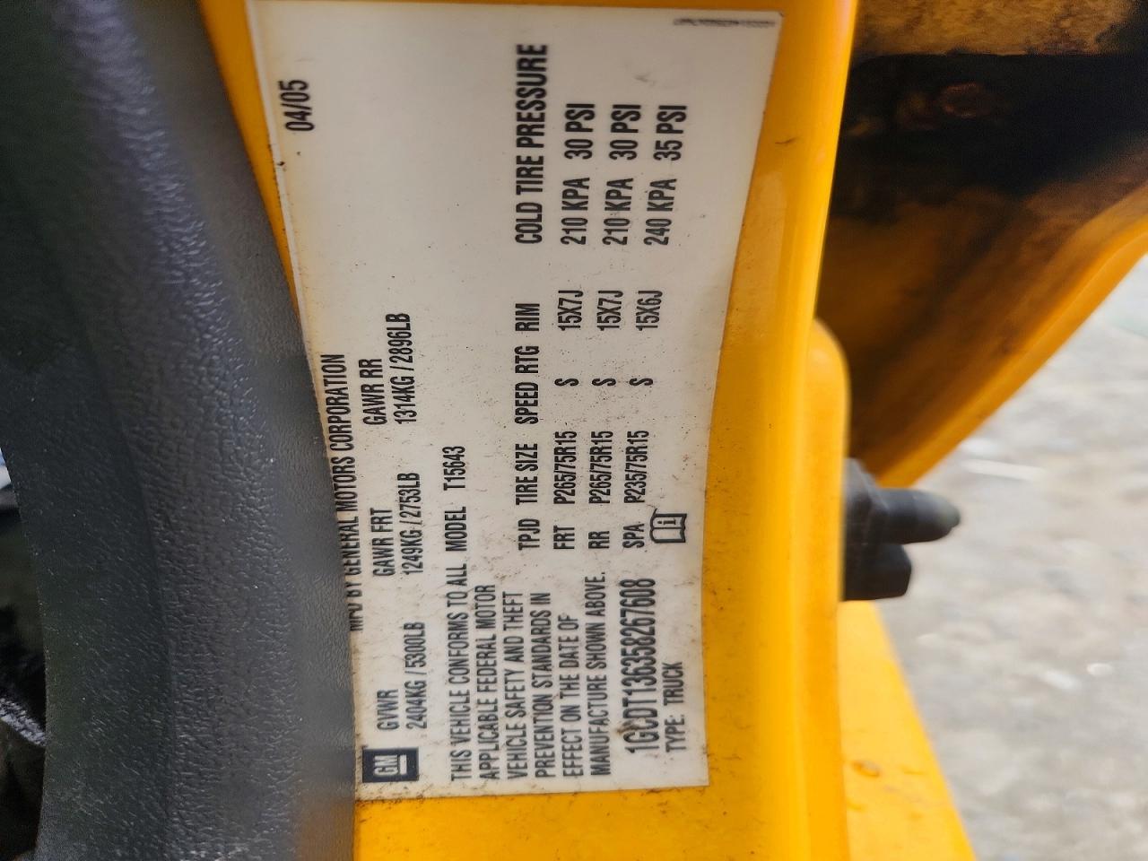 2005 Chevrolet Colorado