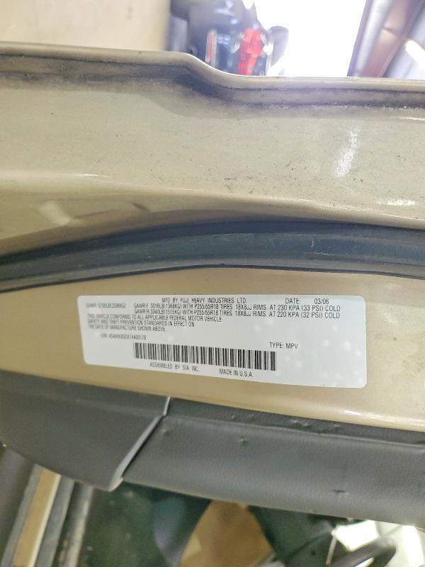 2007 Subaru B9 Tribeca 3.0 H6