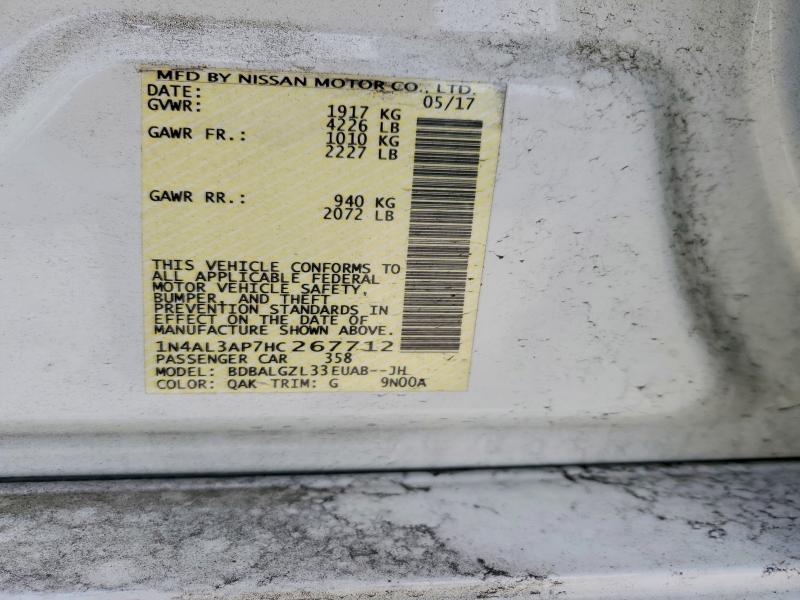 2017 Nissan Altima 2.5 s