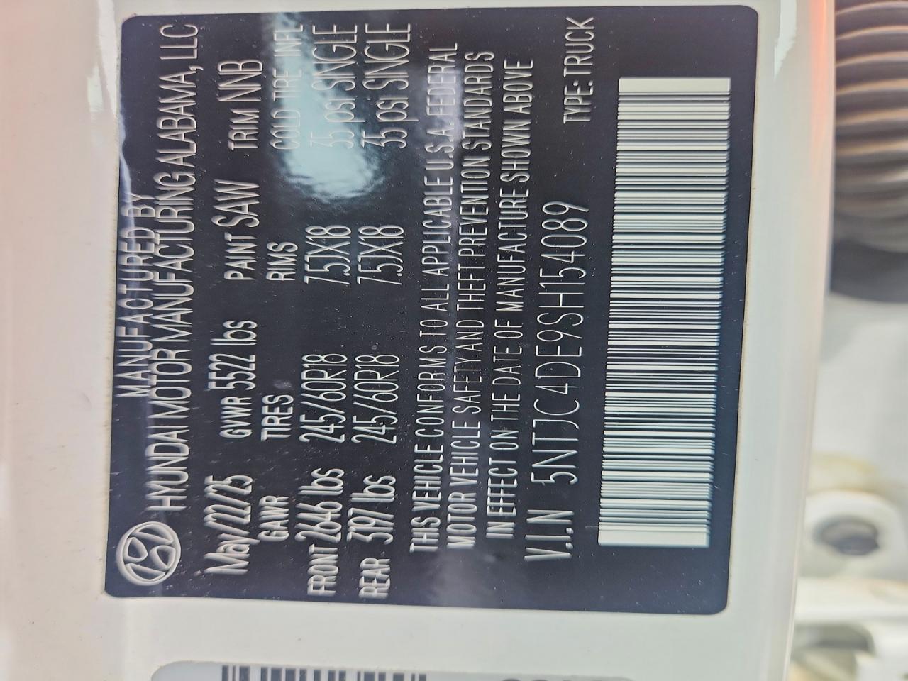 2025 Hyundai Santa Cruz SEL Activity