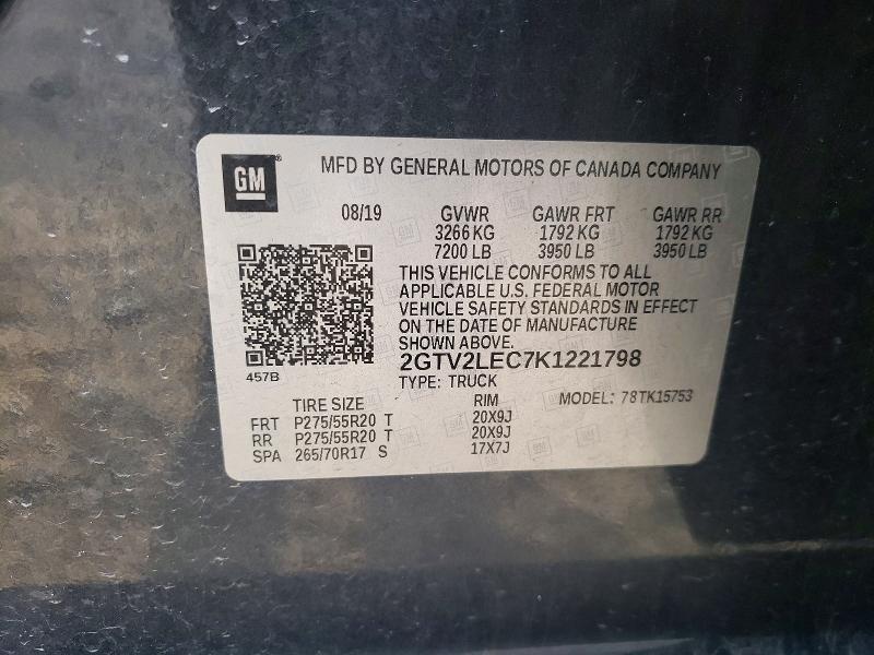 2019 GMC Sierra Limited K1500