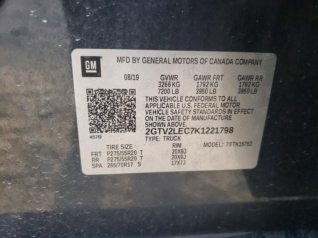 2019 GMC Sierra Limited K1500