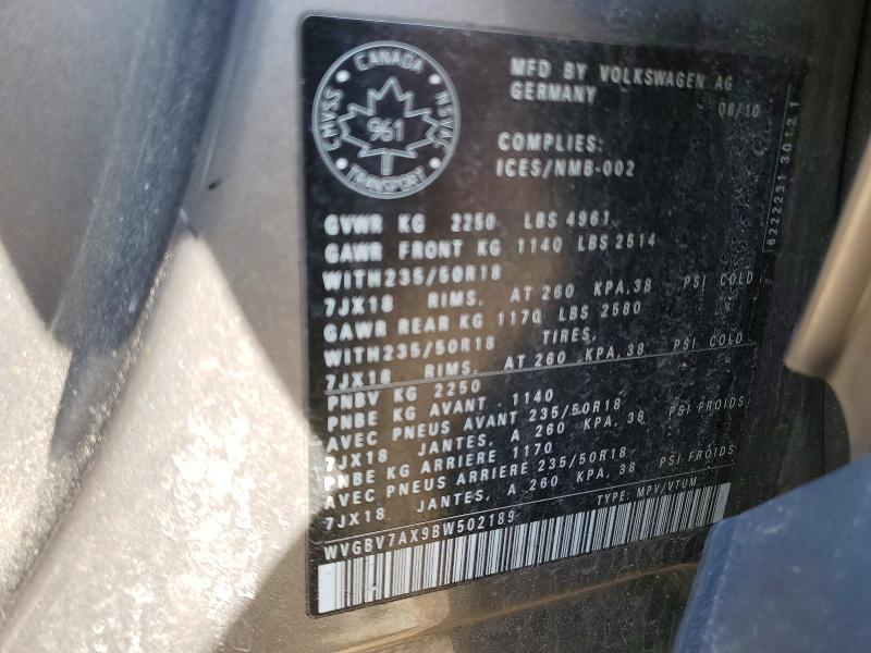 2011 Volkswagen Tiguan s