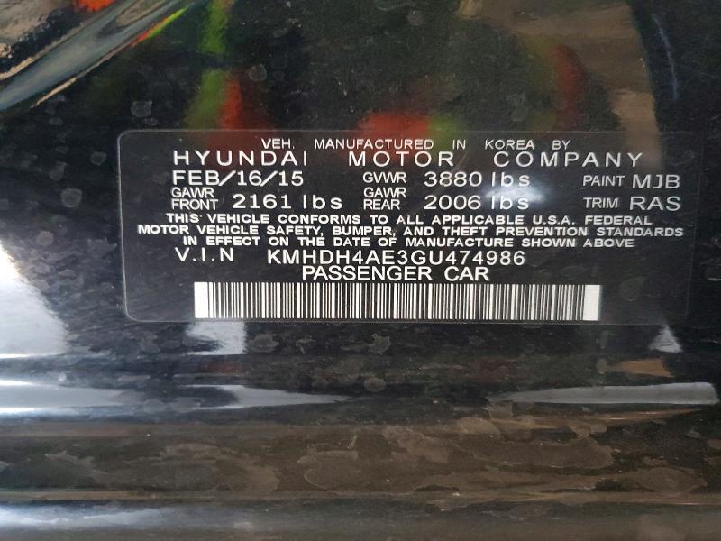 2016 Hyundai Elantra se