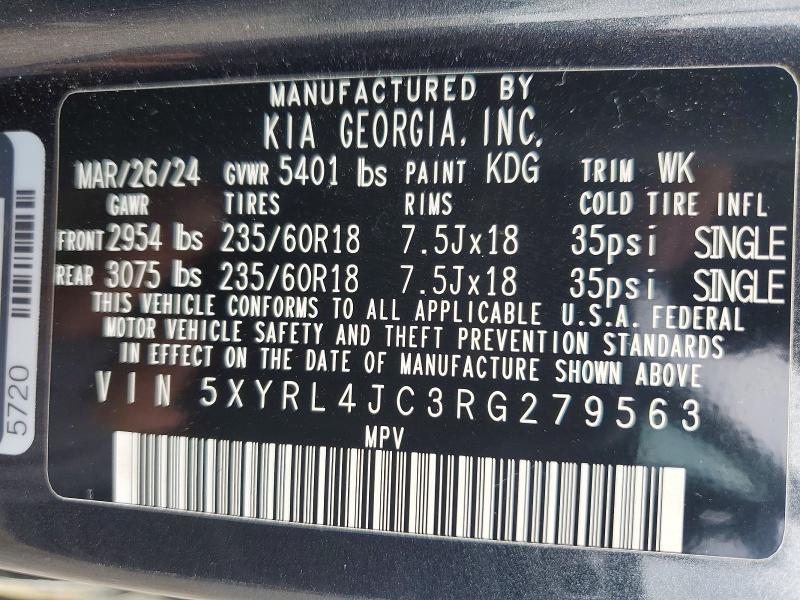 2024 KIA Sorento s