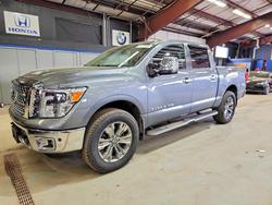 Salvage trucks for sale at East Granby, CT auction: 2018 Nissan Titan SL
