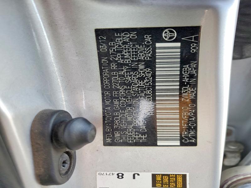 2012 Toyota Prius two