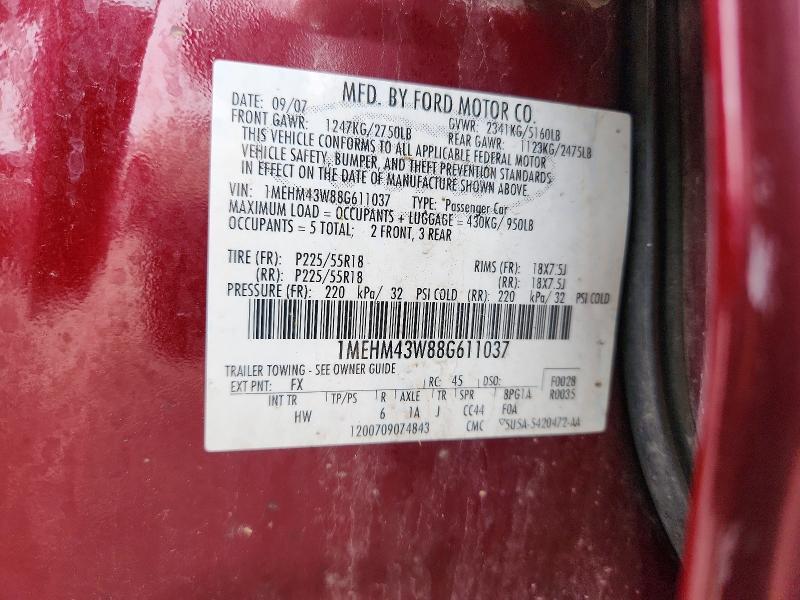 2008 Mercury Sable Premier