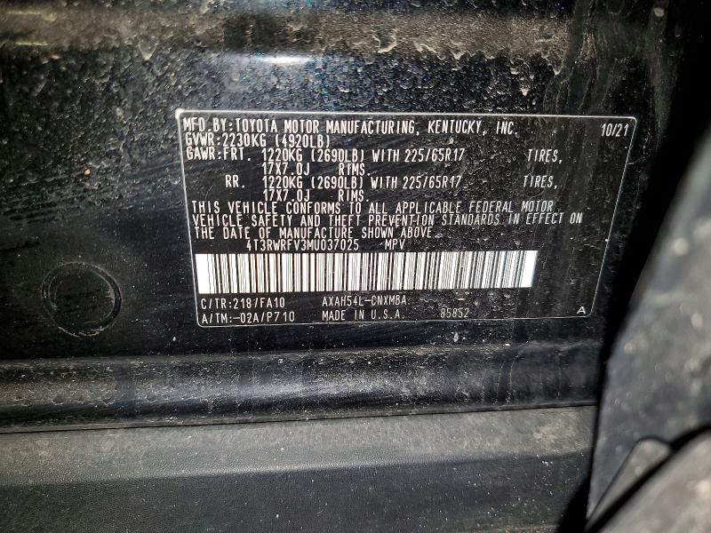2021 Toyota Rav4 xle
