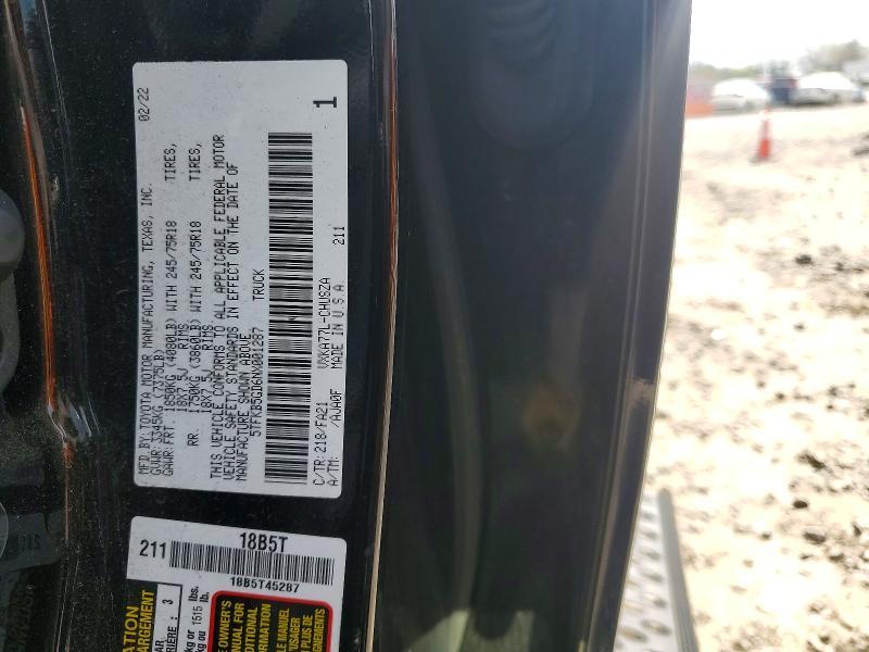 2022 Toyota Tundra SR