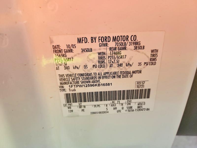 2006 Ford F150 Supercrew