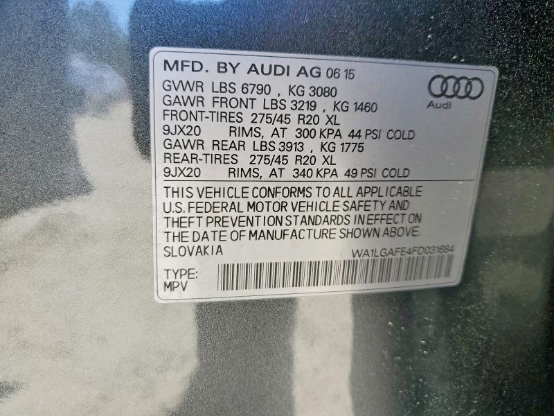 2015 Audi Q7 Premium Plus