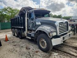 Salvage cars for sale from Copart West Palm Beach, FL: 2016 Mack Granite Dump Truck