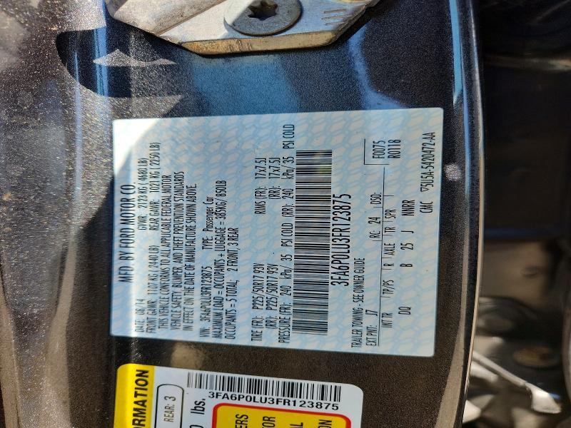 2015 Ford Fusion se Hybrid