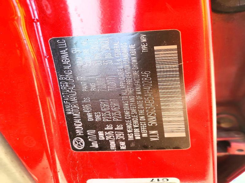 2010 Hyundai Santa fe gls