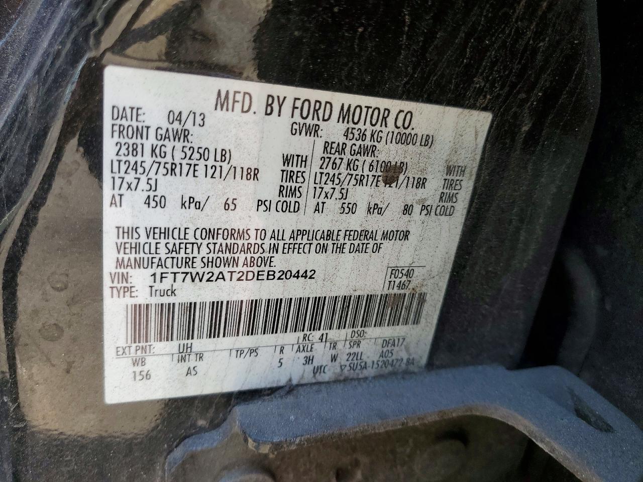 2013 Ford F250 Super Duty